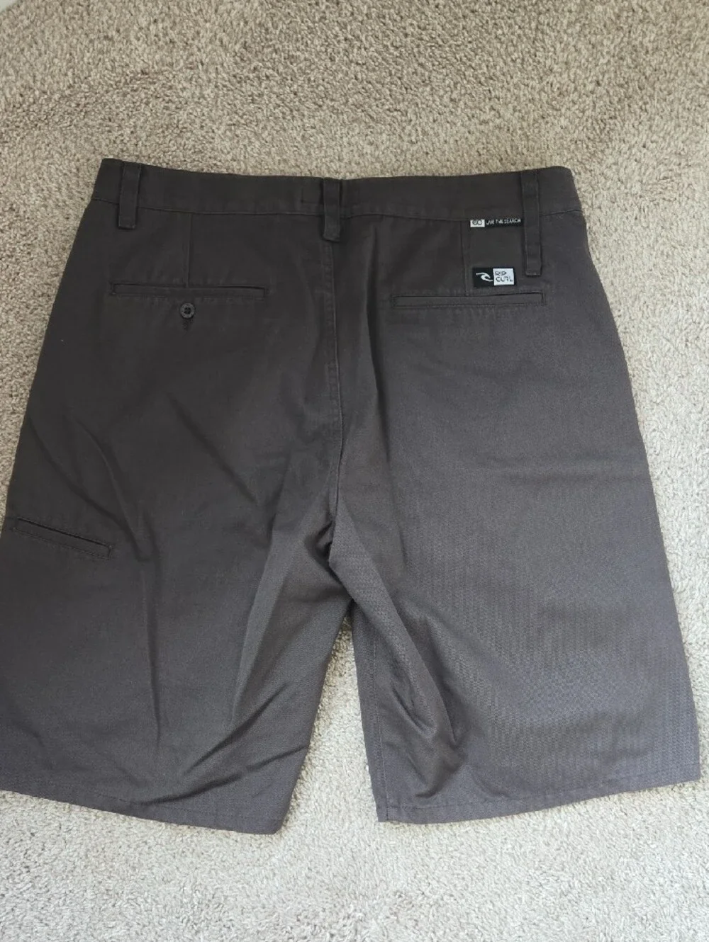 Rip Curl Men's Brown Flat Front Shorts